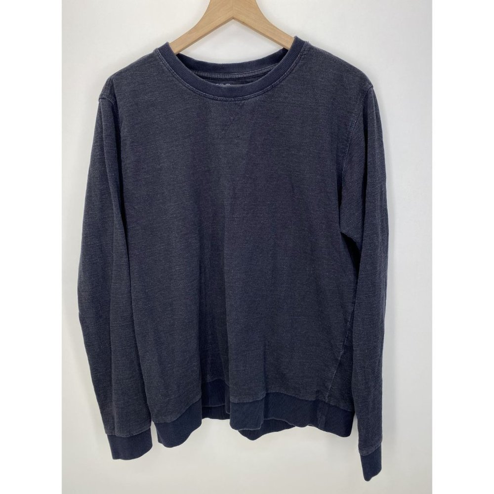 Doppelganger Crew Neck Long Sleeve Solid Sweater